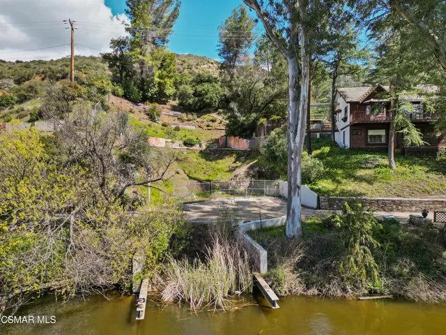 a view of lake with mountain