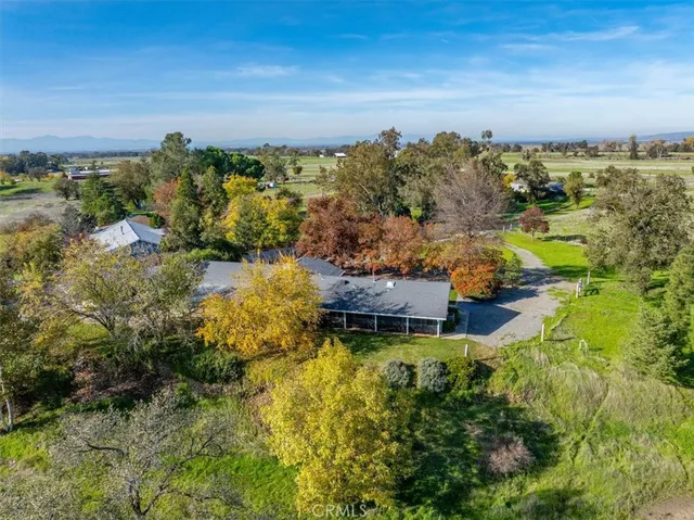 a view of a house with a patio