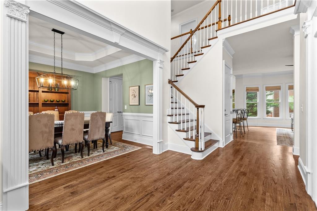 5765 Bailey Ridge Court Johns Creek, GA 30097 - Photo 3 of 51 a view of a livingroom with furniture and hardwood floor