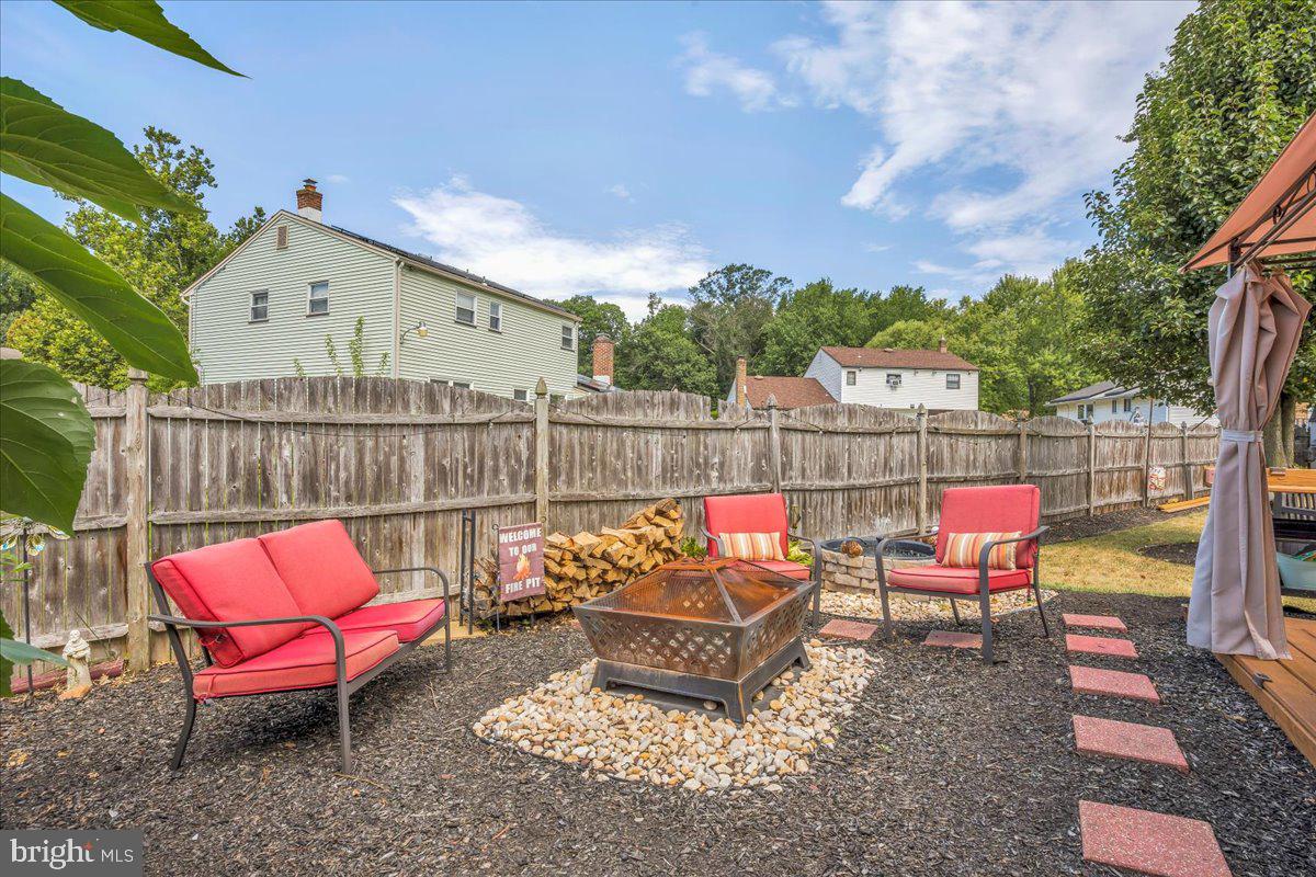 32 Millbridge Road Clementon, NJ 08021 - Photo 15 of 21 a outdoor space with patio couch and a potted plant