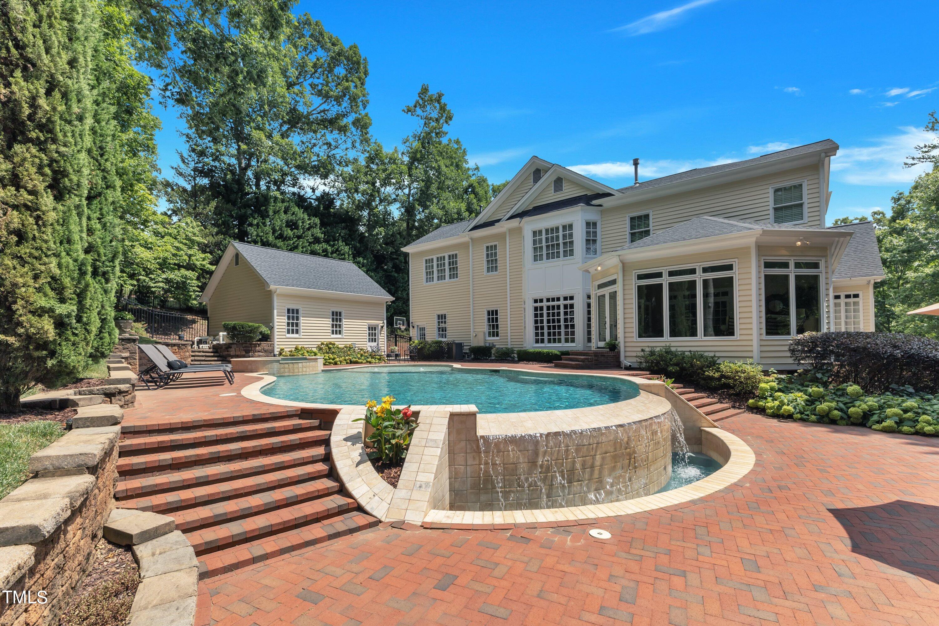 11220 Brass Kettle Road Raleigh, NC 27614 - Photo 71 of 86 a view of a house with pool porch and sitting area