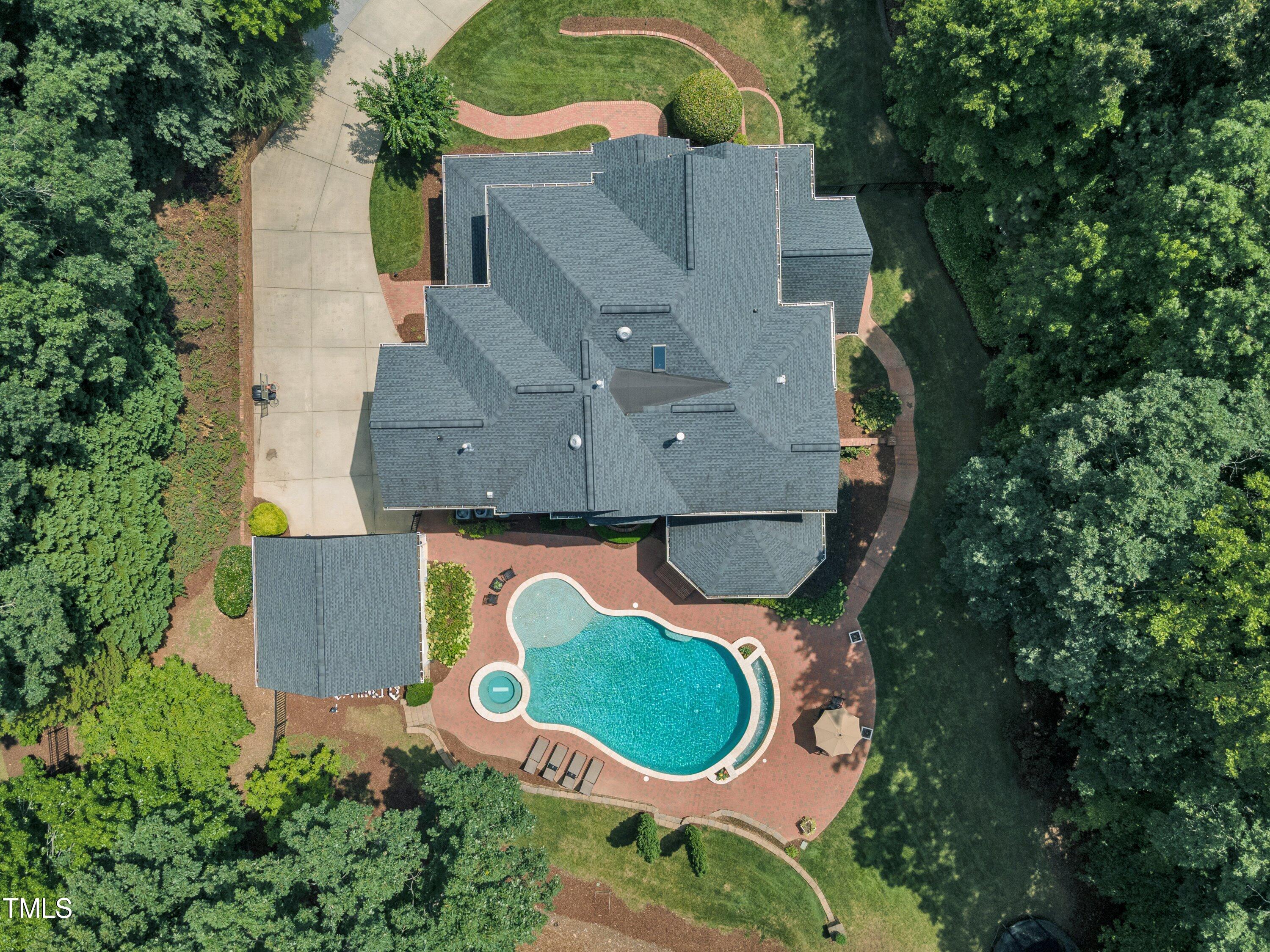 11220 Brass Kettle Road Raleigh, NC 27614 - Photo 77 of 86 an aerial view of a house