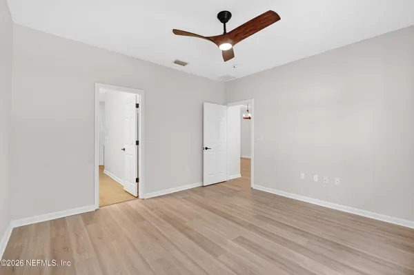 wooden floor in an empty room