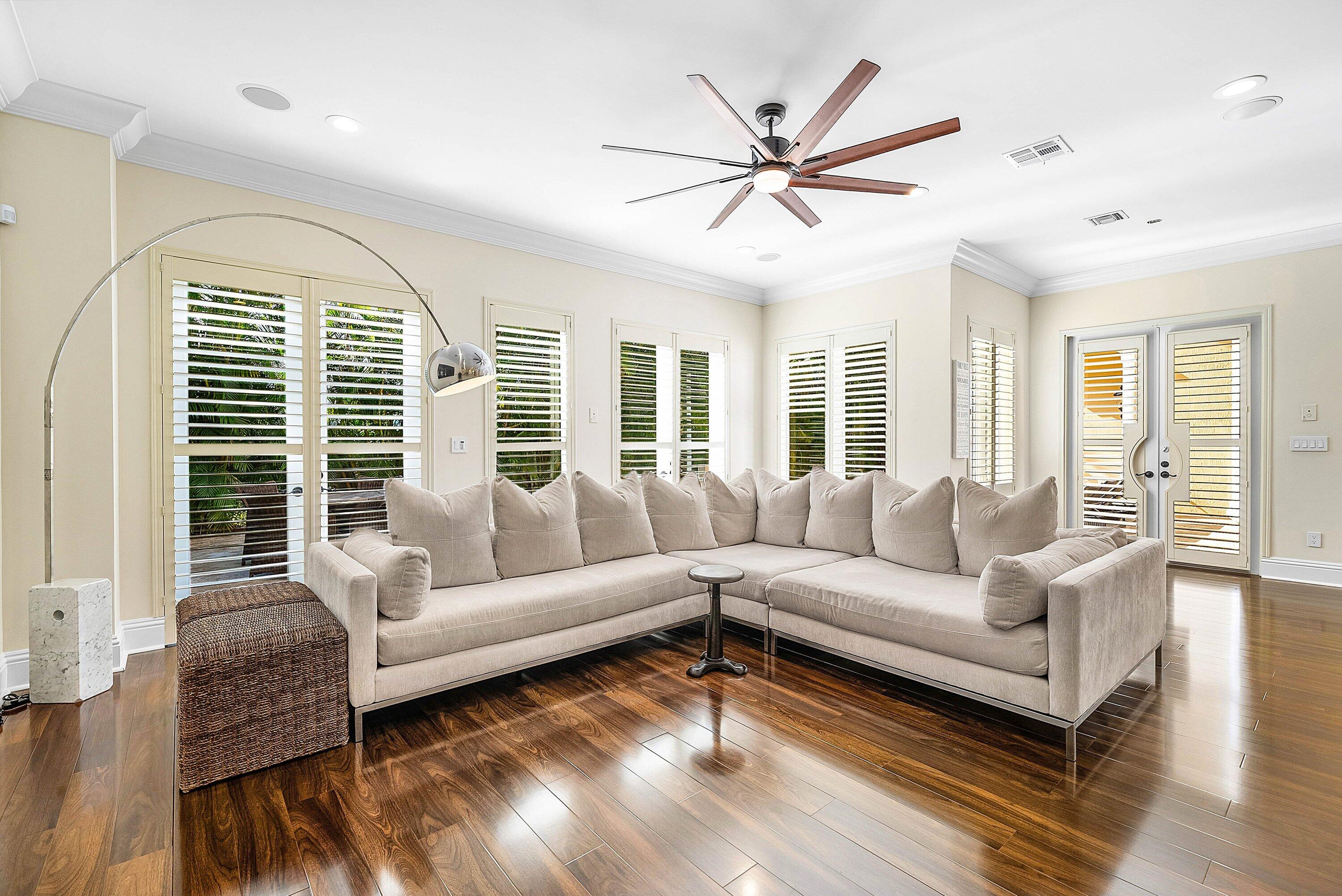 398 Northeast 7th Street Boca Raton, FL 33432 - Photo 27 of 74 a living room with furniture and a large window