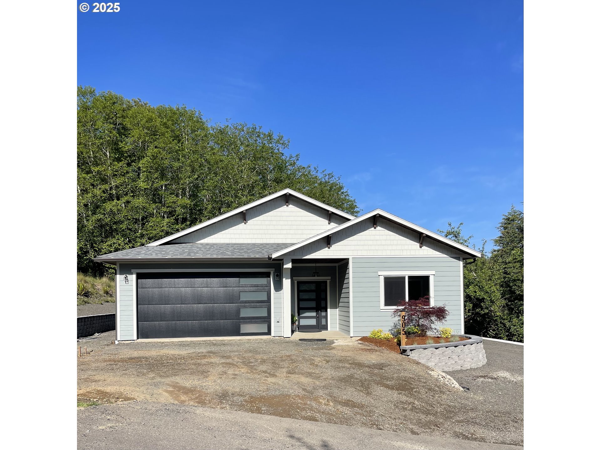 a view of a house with a patio