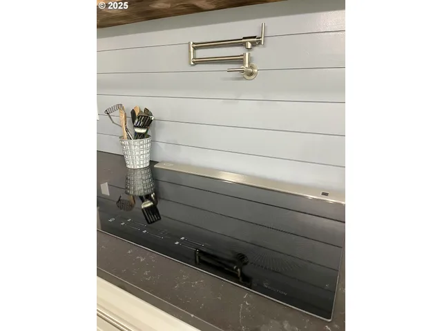 a close view of a sink