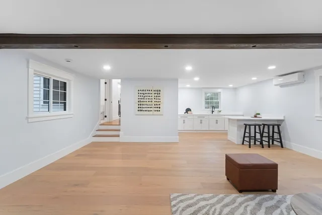 a view of kitchen with furniture and window