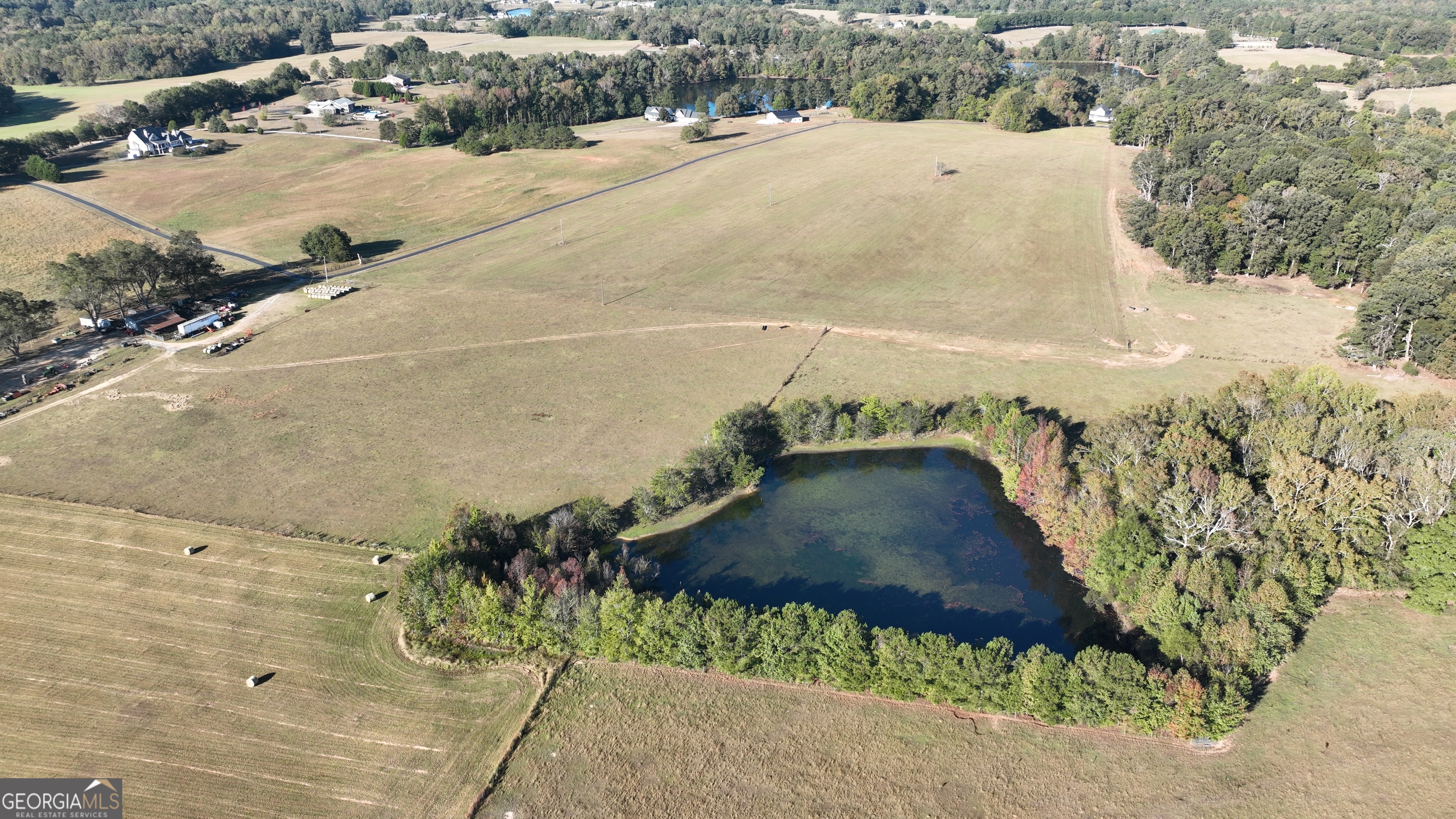 Lot 4 Mask Road Brooks, GA 30205 - Photo 11 of 14 an aerial view of residential houses with outdoor space