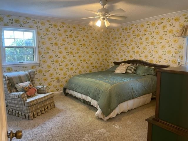 9945 Tracy Road Atoka, TN 38004 - Photo 2 of 19 a bedroom with a bed and a chandelier