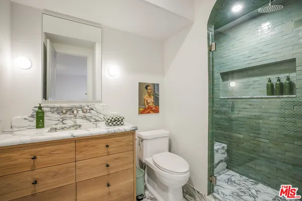 a view of wooden door