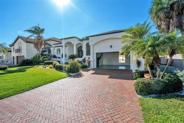 a view of an outdoor space with pool fire pit and outdoor seating