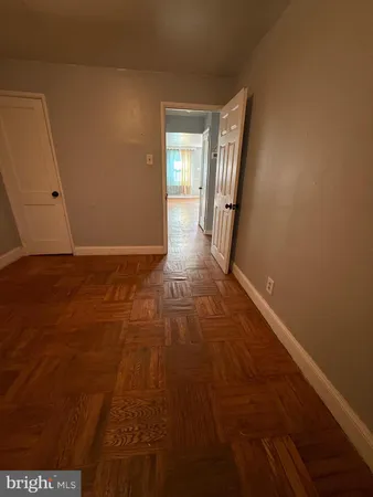a view of hallway with livingroom