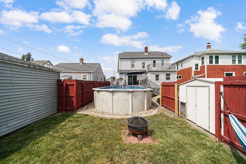 1012 177th Place Hammond, IN 46324 - Photo 25 of 26 a aerial view of a house with backyard