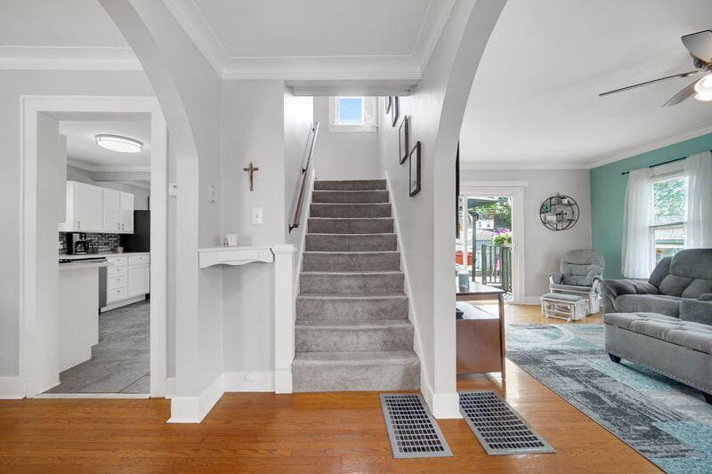1012 177th Place Hammond, IN 46324 - Photo 3 of 26 a living room with furniture and a rug