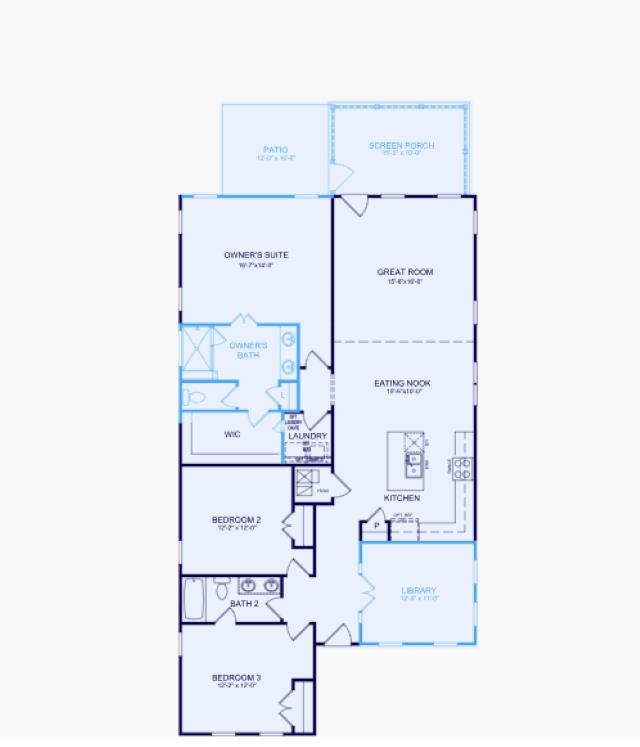 1321 Heswall Alley Myrtle Beach, SC 29588 - Photo 6 of 6 View of floor plan / room layout