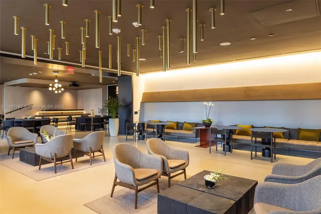 a city view with tall buildings