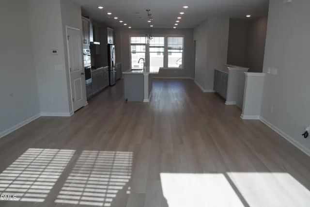 a view of a small space with window