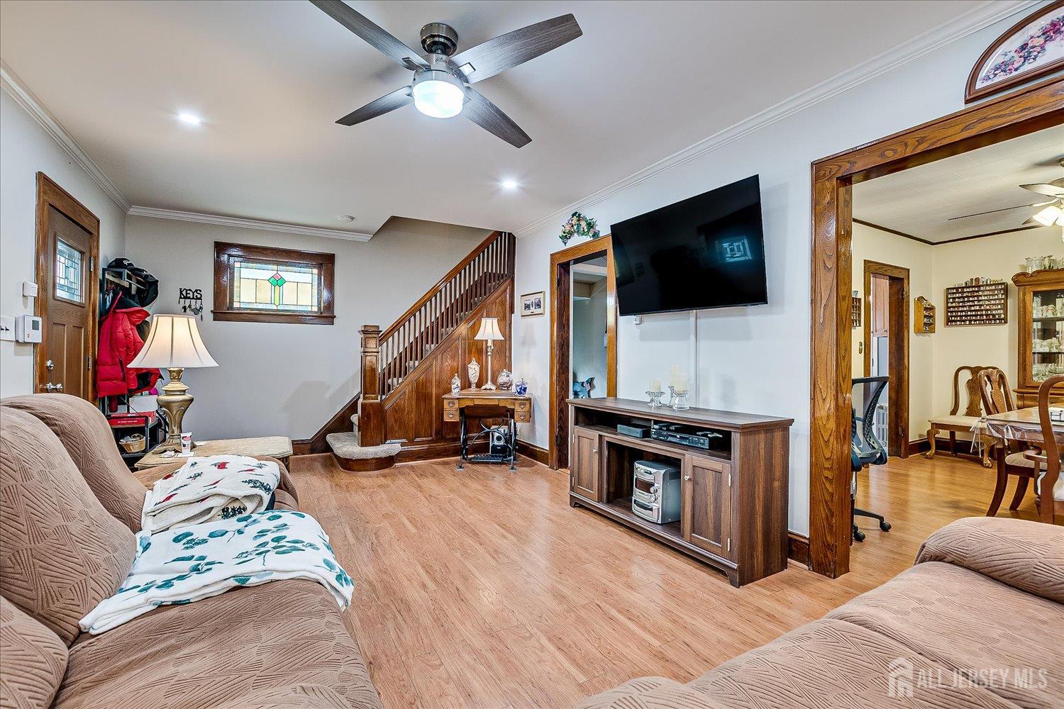 7 Clum Avenue Fords, NJ 08863 - Photo 11 of 43 a living room with furniture and a flat screen tv