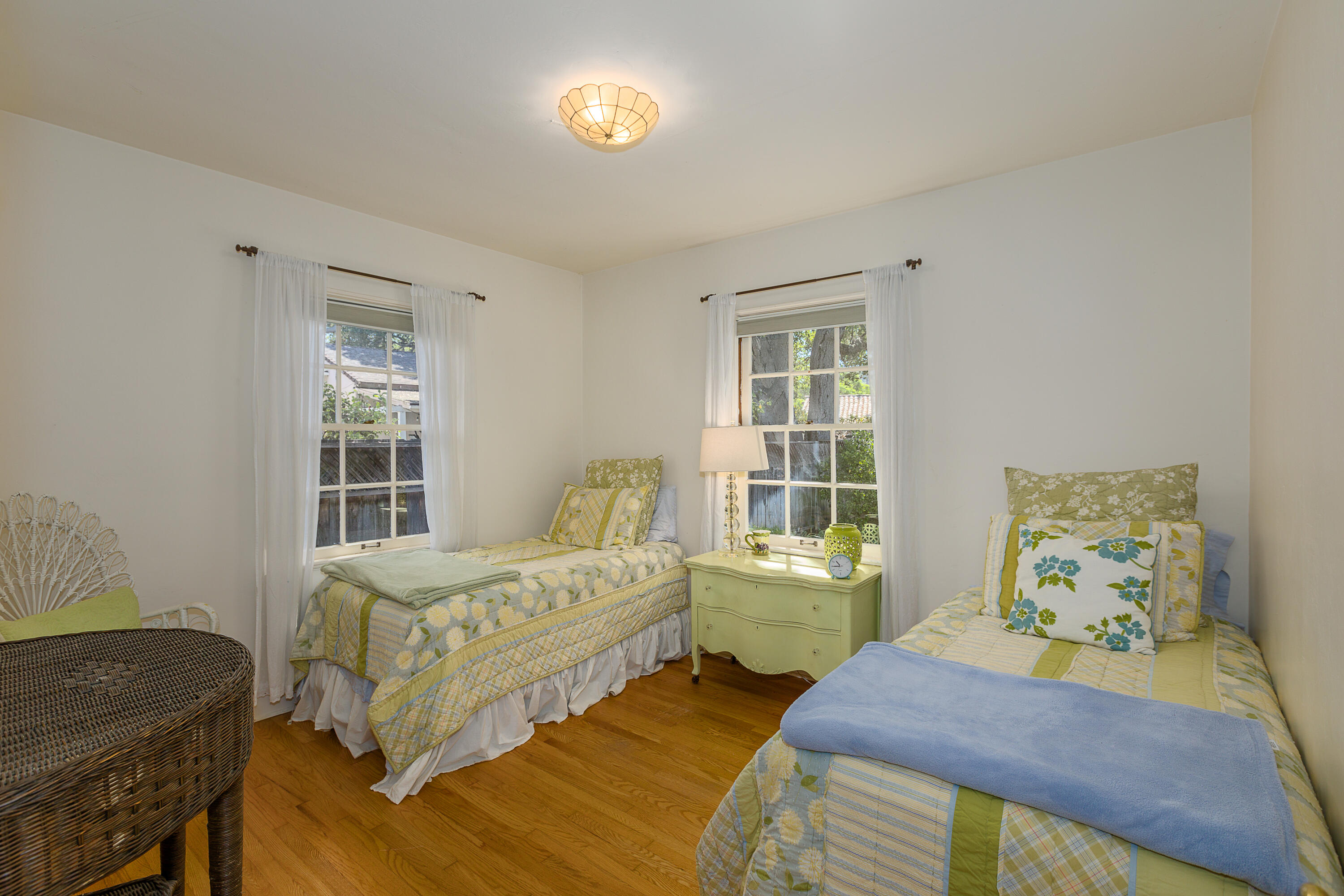 2721 Verde Vista Drive Santa Barbara, CA 93105 - Photo 8 of 21 a bedroom with two beds and a window