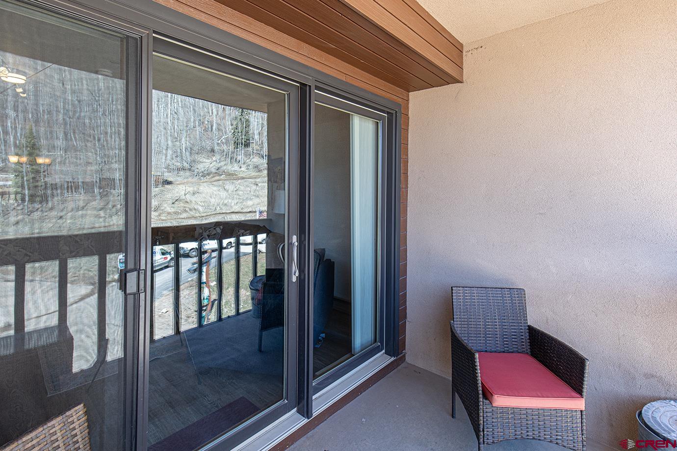 93 Needles Way, Unit 514 Durango, CO 81301 - Photo 13 of 34 a view of a balcony with chair