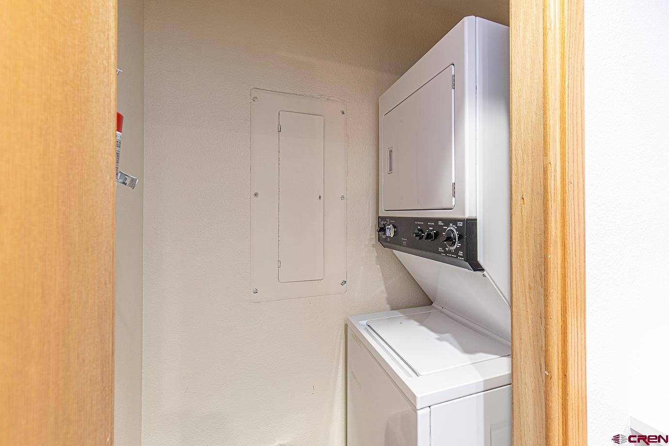 93 Needles Way, Unit 514 Durango, CO 81301 - Photo 22 of 34 a view of utility room with washer and dryer