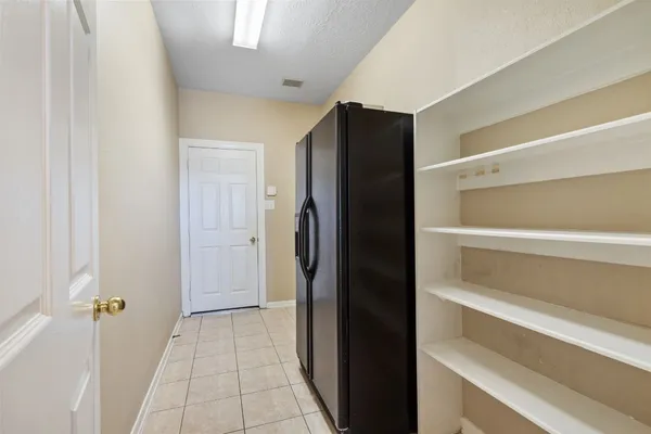 a view of closet area