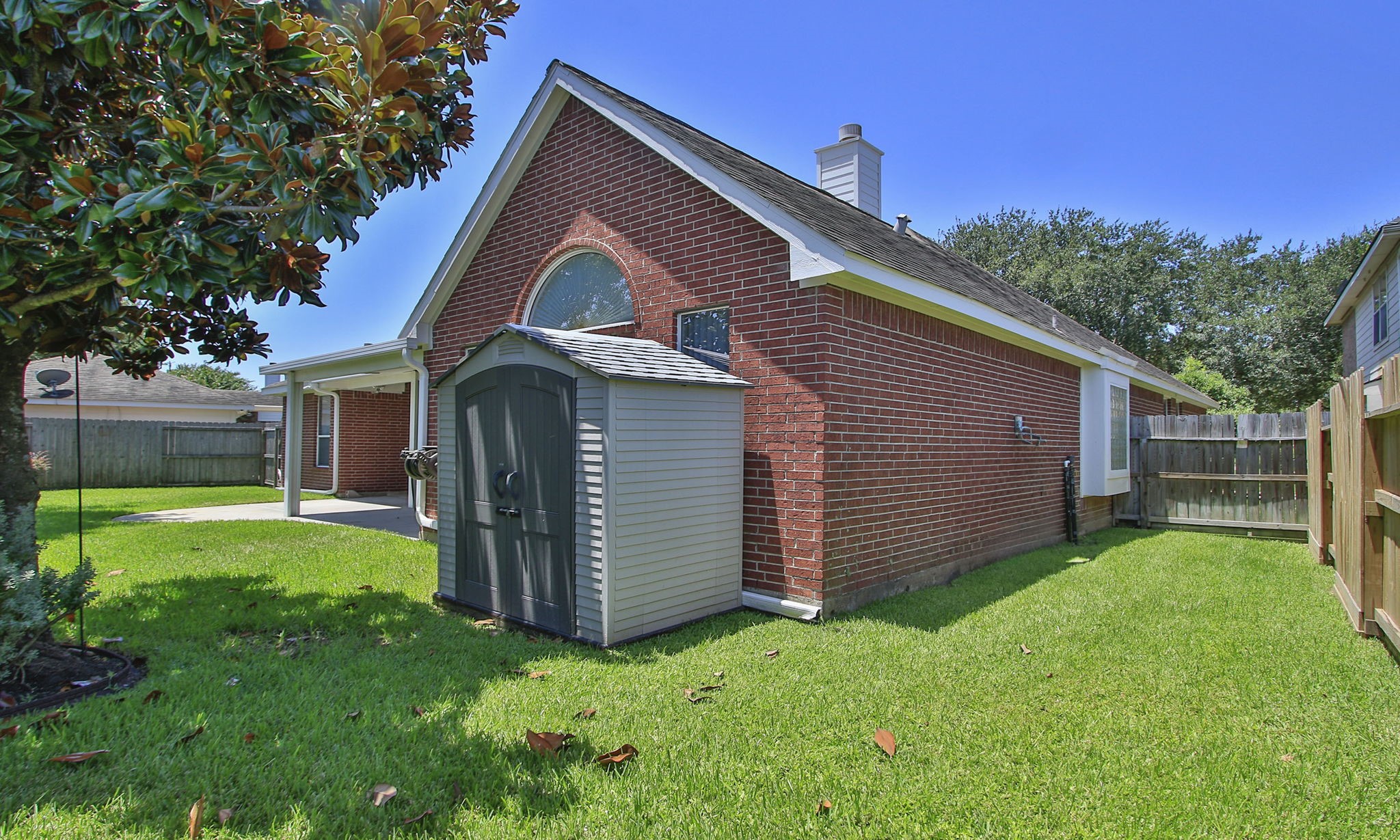 6311 Stone Trail Lane Spring, TX 77379 - Photo 37 of 47 Storage shed for all your gardening tools!