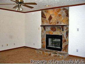 10223 Rockfish Road Raeford, NC 28376 - Photo 5 of 12 a living room with a fireplace