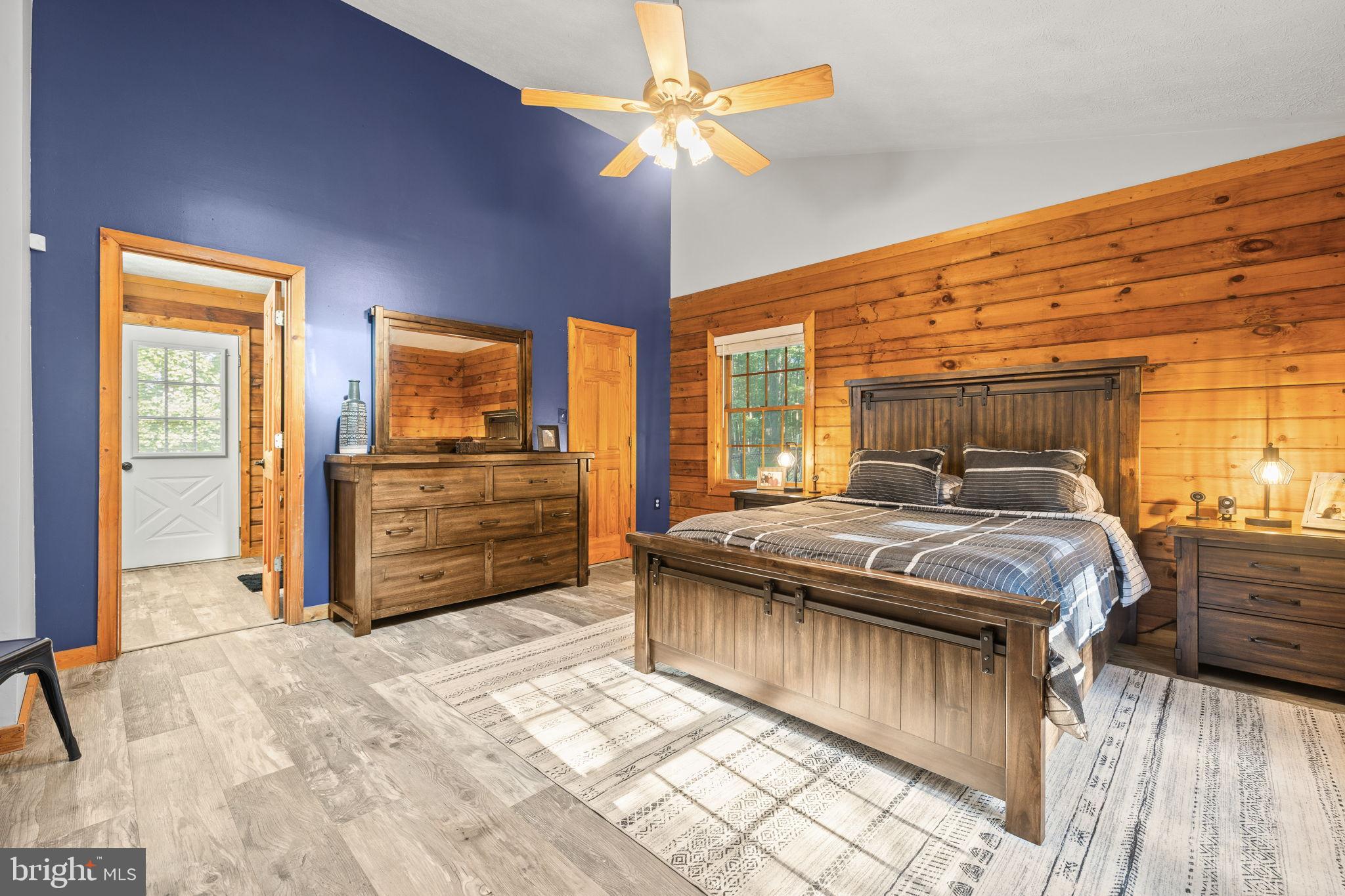 4344 Mission Road Harpers Ferry, WV 25425 - Photo 23 of 60 Primary bedroom with rustic charm and warmth.