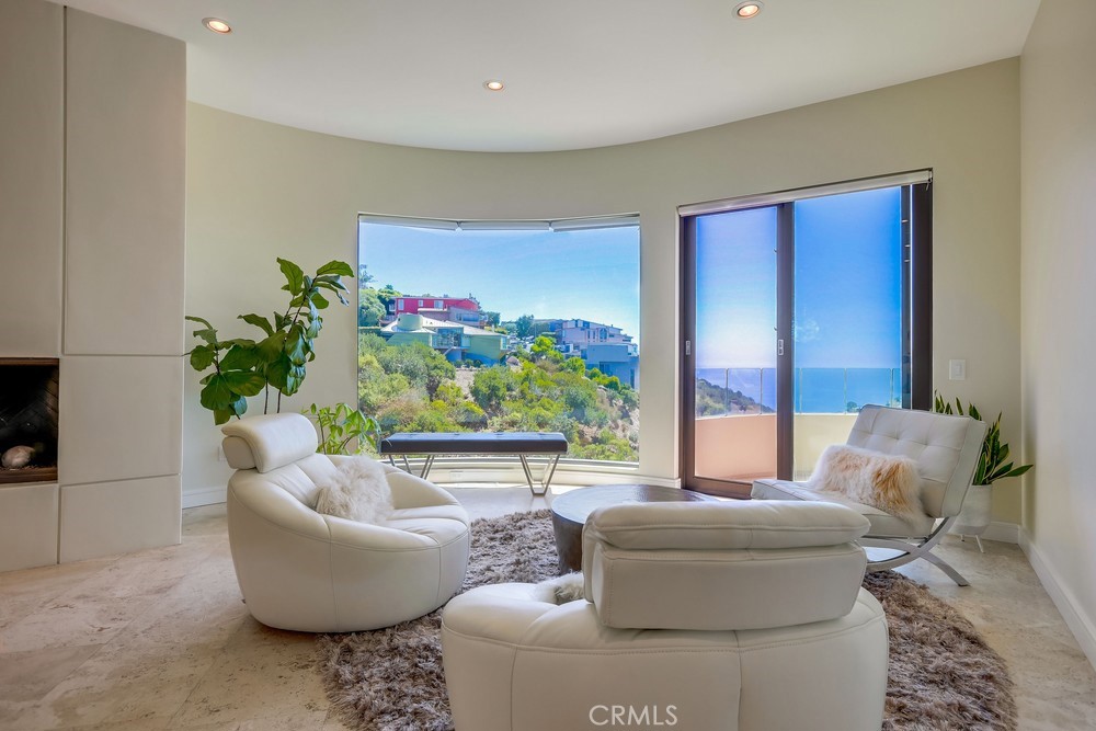 1725 Del Mar Avenue Laguna Beach, CA 92651 - Photo 20 of 63 a living room with furniture and a potted plant