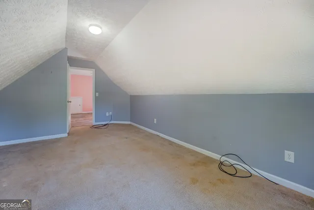 a view of room with stairs