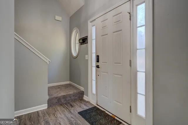 a view of bathroom with a shower