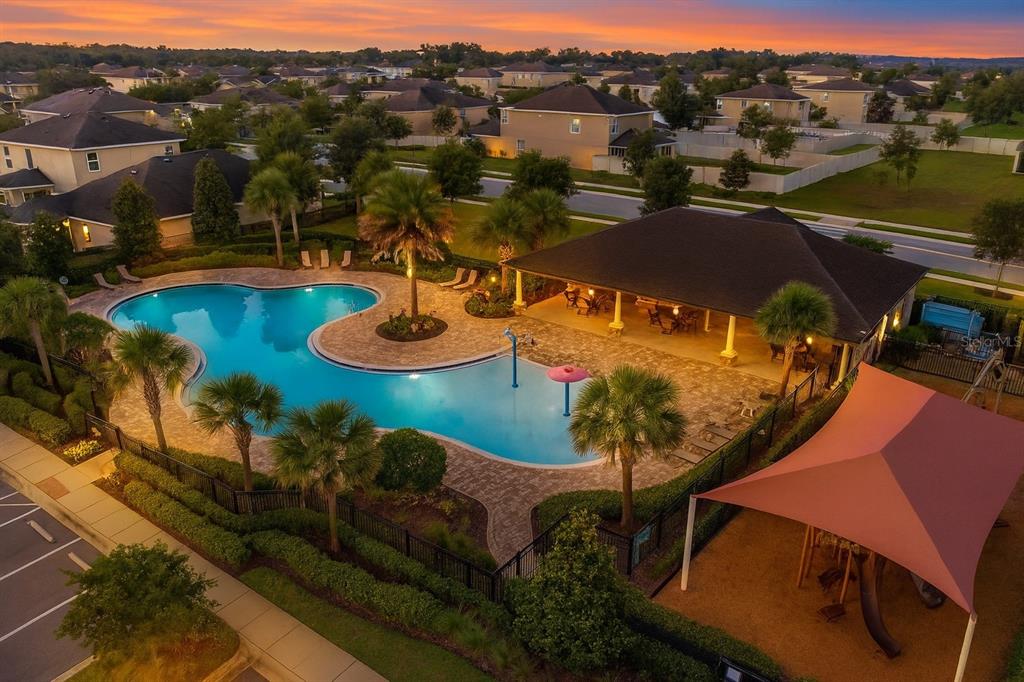 1193 Cavender Creek Road Minneola, FL 34715 - Photo 8 of 22 an aerial view of a house with outdoor space