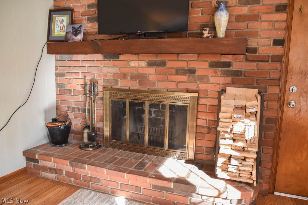 4715 Christman Road Akron, OH 44319 - Photo 12 of 24 Family room fireplace.