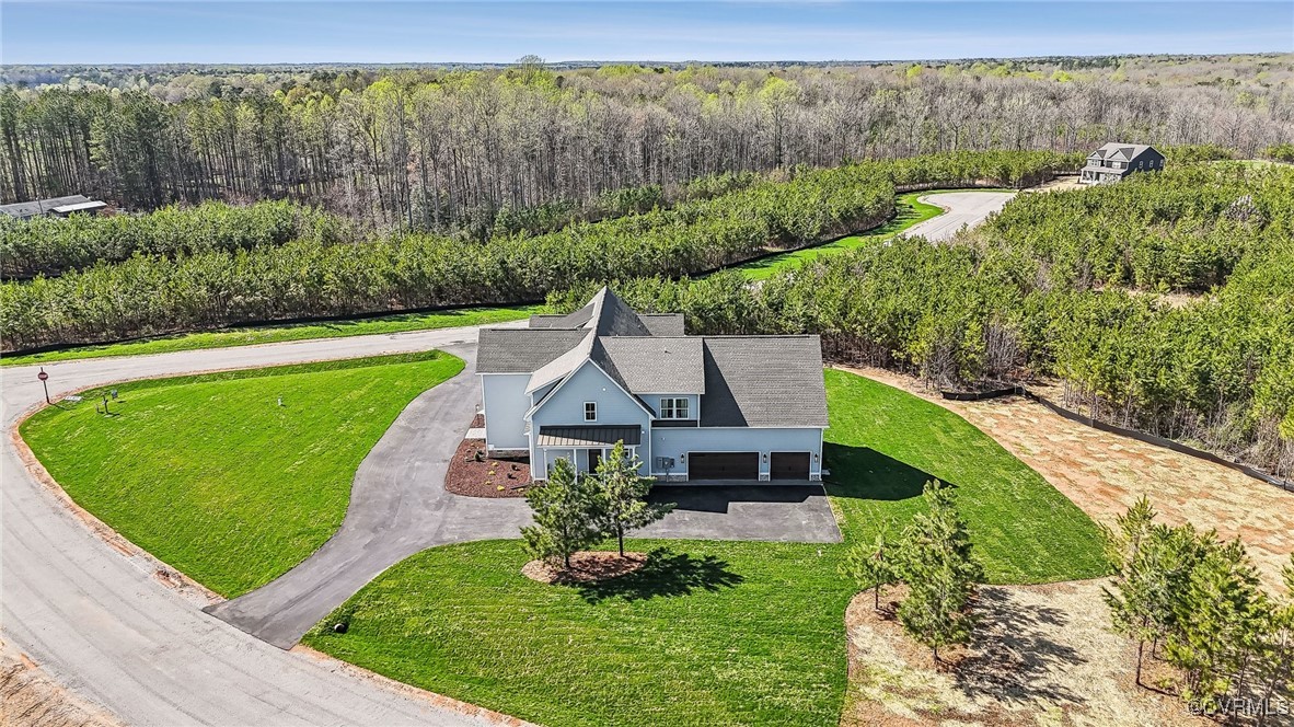 16873 Watchman Way Beaverdam, VA 23015 - Photo 36 of 40 an aerial view of a house with big yard