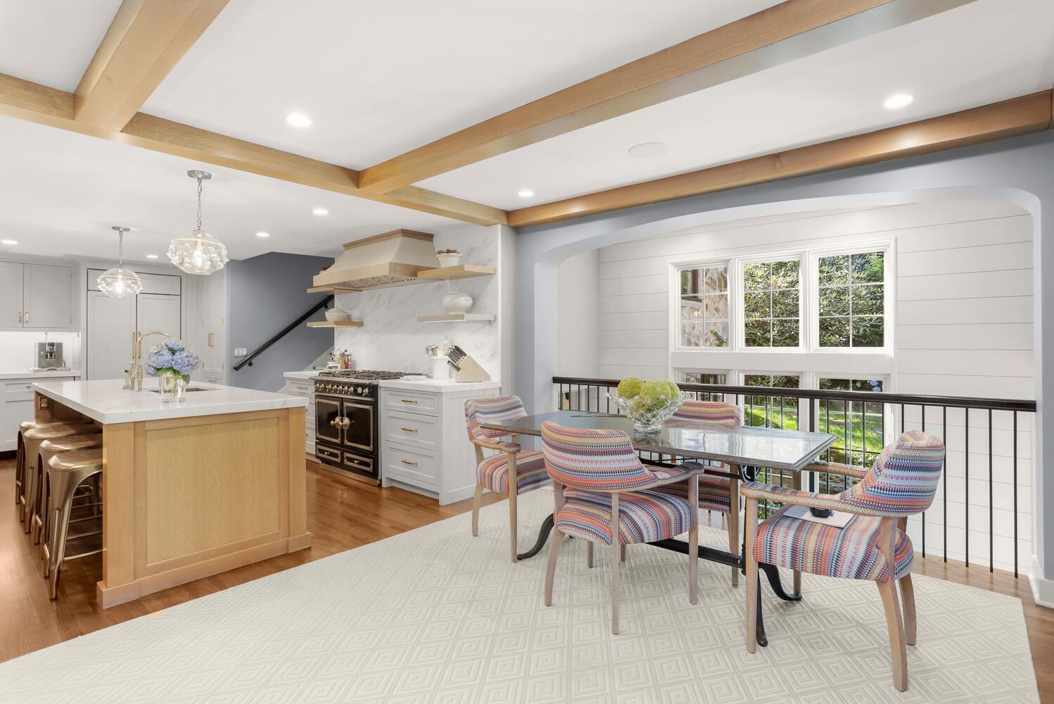 13 Searles Road Darien, CT 06820 - Photo 14 of 35 a kitchen with a table and chairs in it