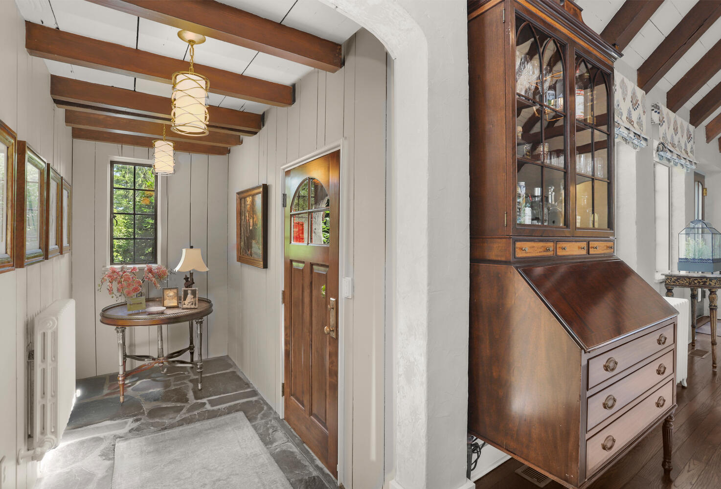 13 Searles Road Darien, CT 06820 - Photo 3 of 35 a view of a livingroom with furniture and windows