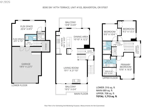 $475,000 | 8590 Southwest 147th Terrace, Unit 103, Beaverton, OR 97007