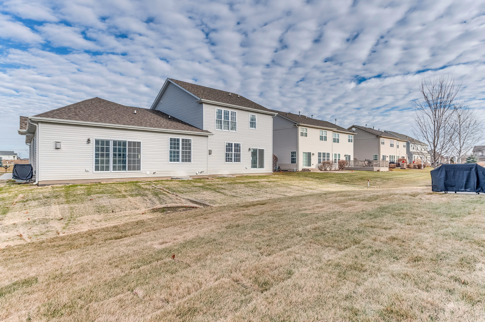 1104 Freedom Road Elburn, IL 60119 - Photo 23 of 24 a front view of a house with a yard