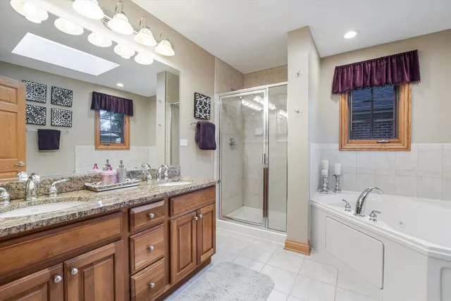 a bathroom with a sink and a bathtub
