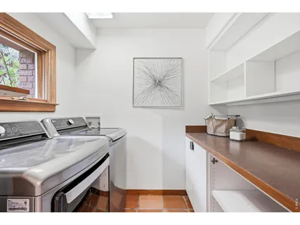 a room with storage and utility
