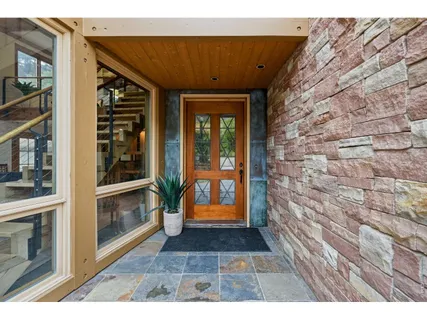 a view of an entryway door