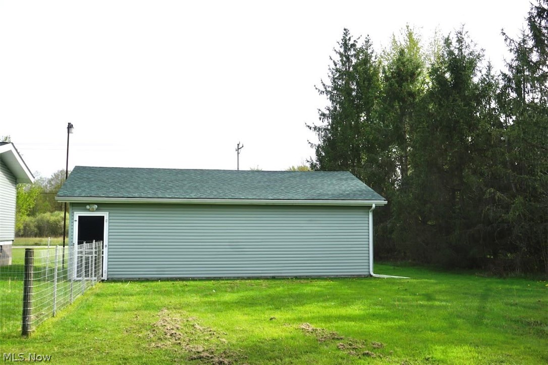 5875 Trumbull Road Geneva, OH 44041 - Photo 28 of 33 Rear of garage.