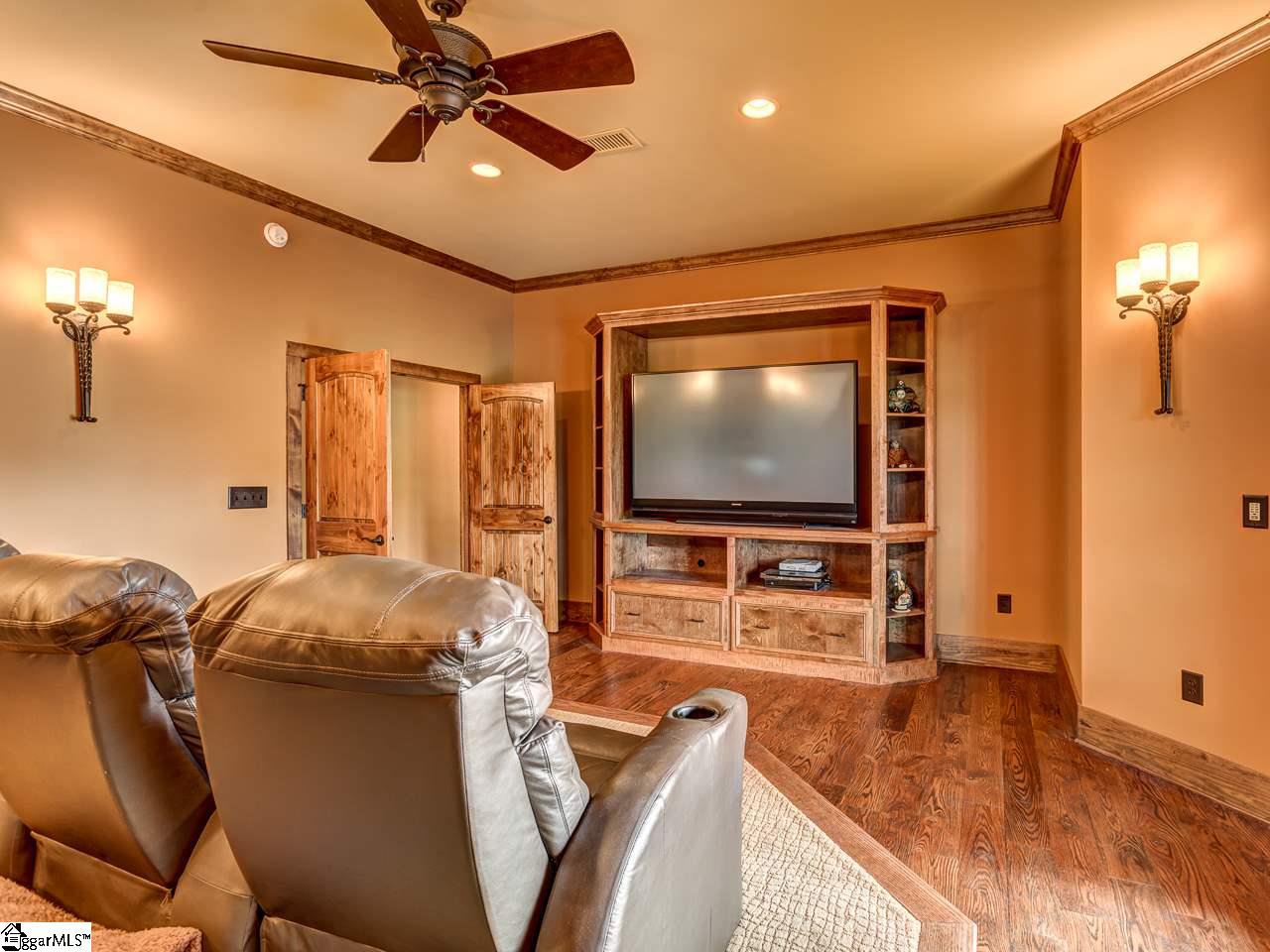 496 World Tour Drive Inman, SC 29349 - Photo 19 of 26 Media room with large covered balcony