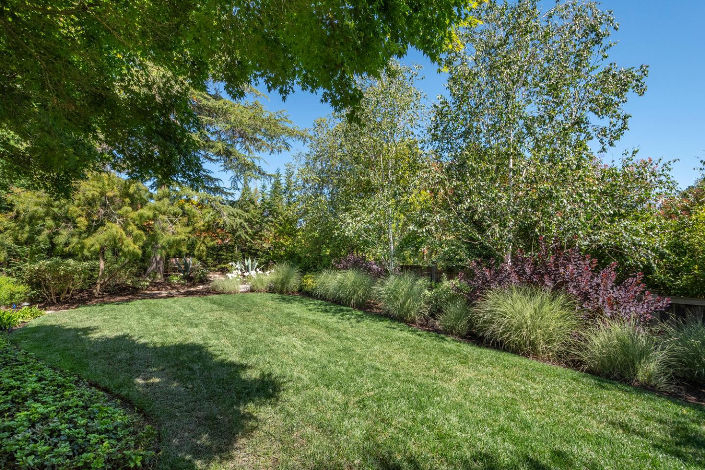 1055 Vista Road Hillsborough, CA 94010 - Photo 27 of 28 a view of an outdoor space and a yard