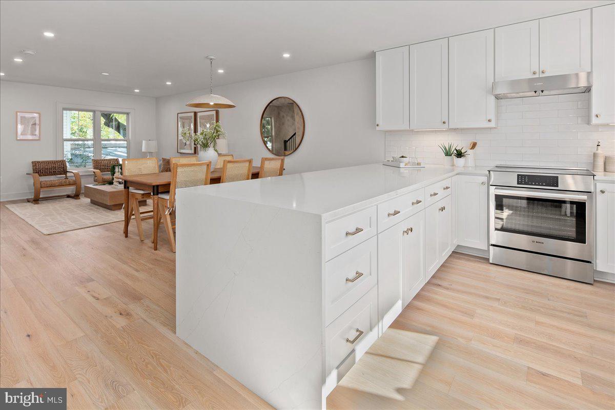 909 North Irving Street Arlington, VA 22201 - Photo 32 of 69 a kitchen with cabinets a sink and appliances