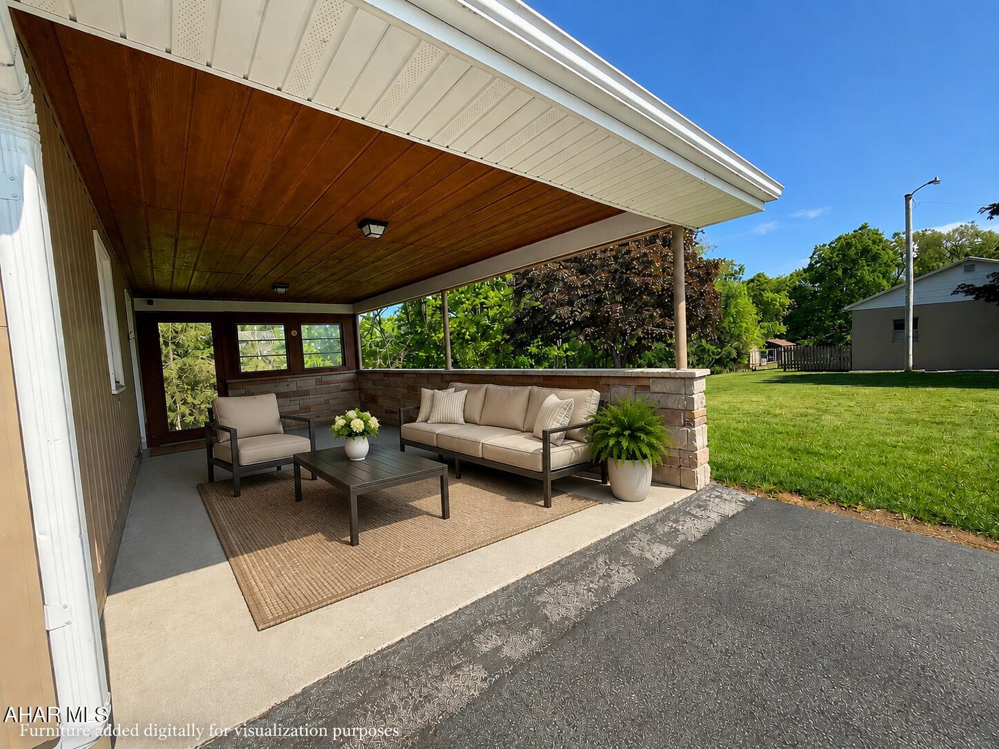 473 Calhoun Road Everett, PA 15537 - Photo 6 of 45 a view of yard with outdoor seating