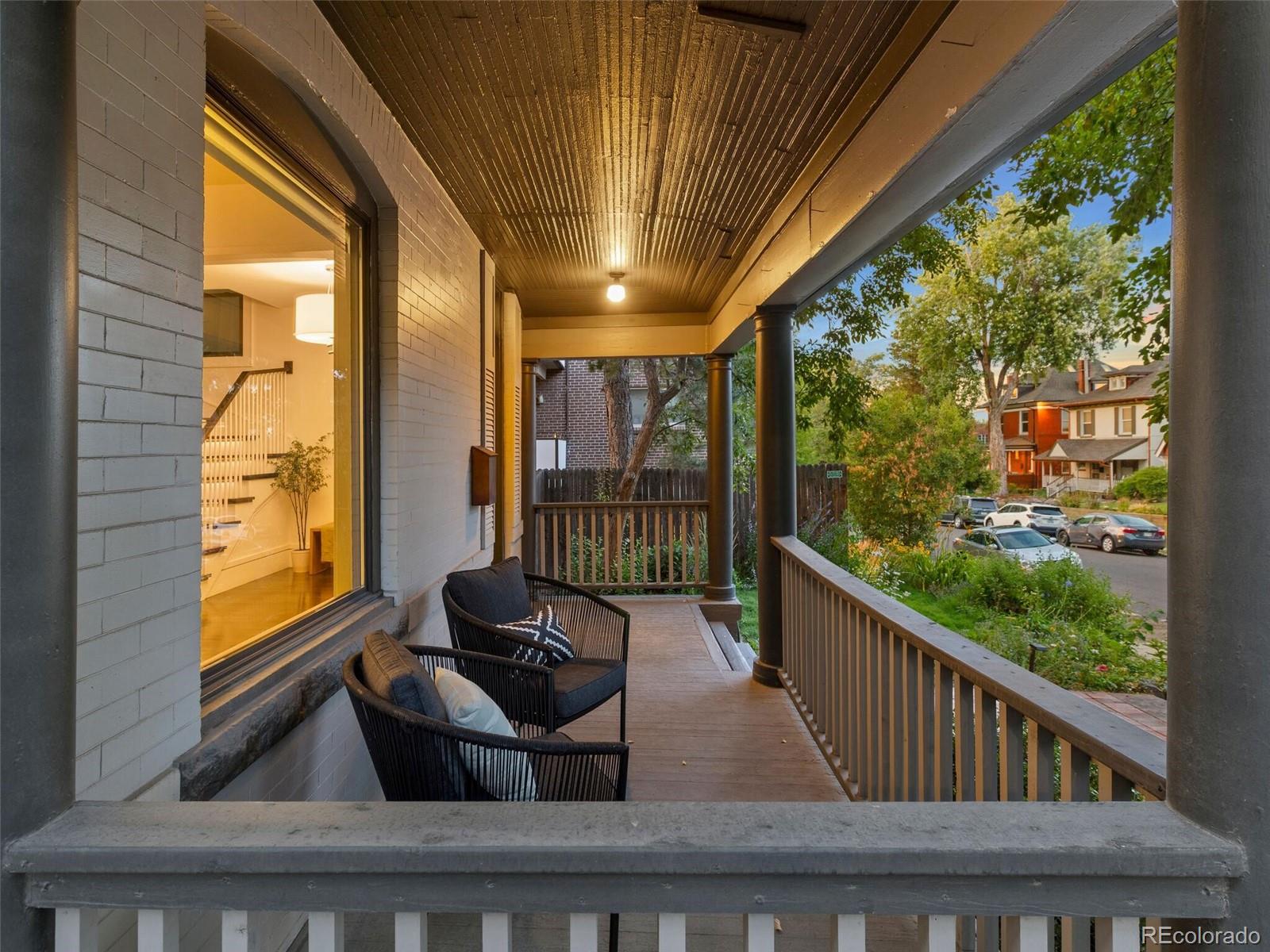 1253 Elizabeth Street Denver, CO 80206 - Photo 49 of 49 a view of roof deck with furniture