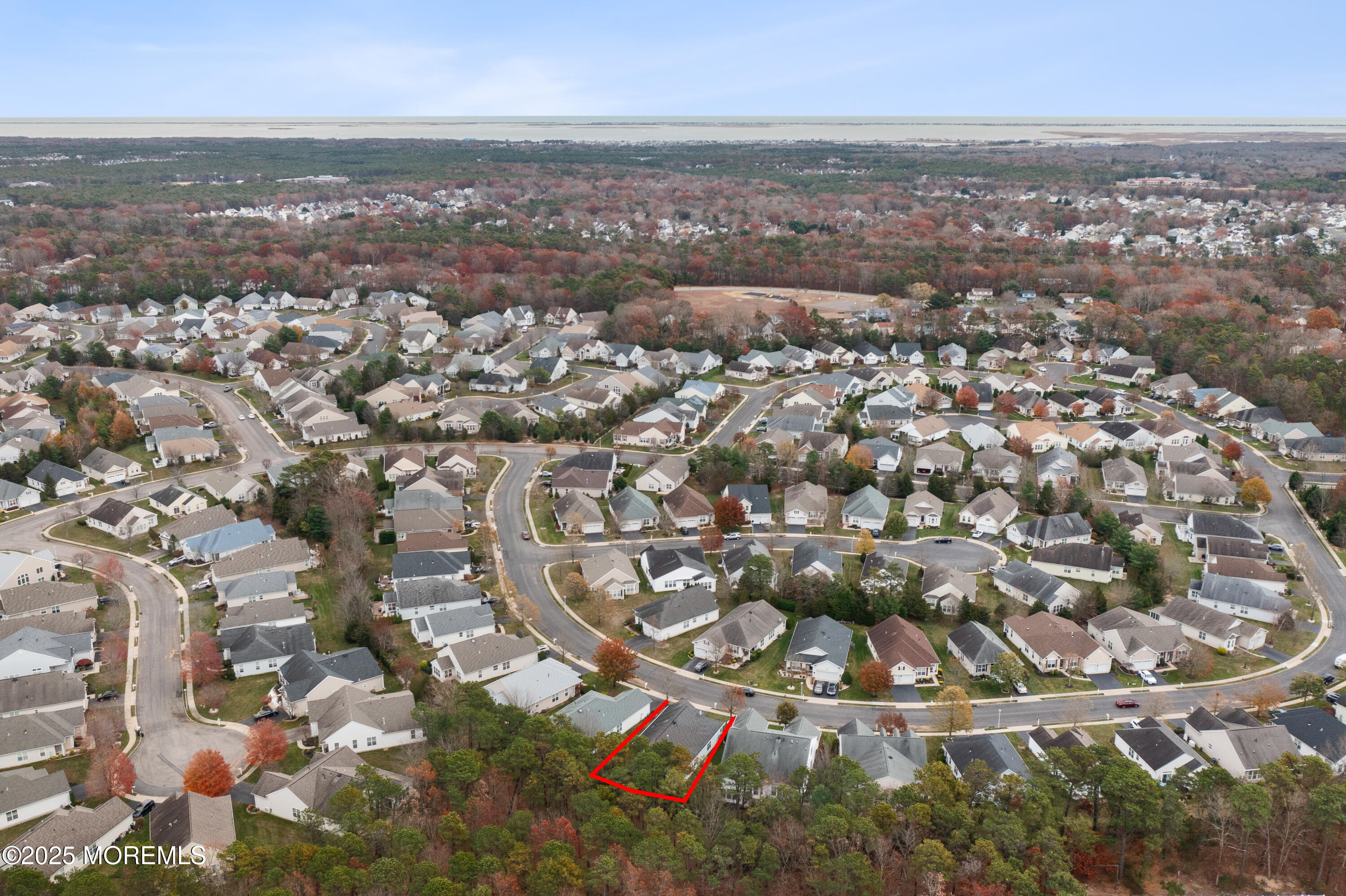24 Pond View Circle Barnegat, NJ 08005 - Photo 44 of 50 an aerial view of residential houses with outdoor space