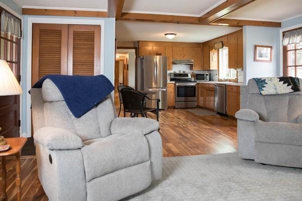 25 Fairview Road Wilbraham, MA 01095 - Photo 5 of 32 a living room with furniture and kitchen view